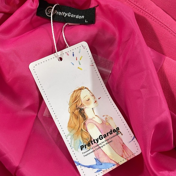 PRETTYGARDEN Long Blazer Jacket With Front Pockets Size Large NEW - Picture 9 of 11